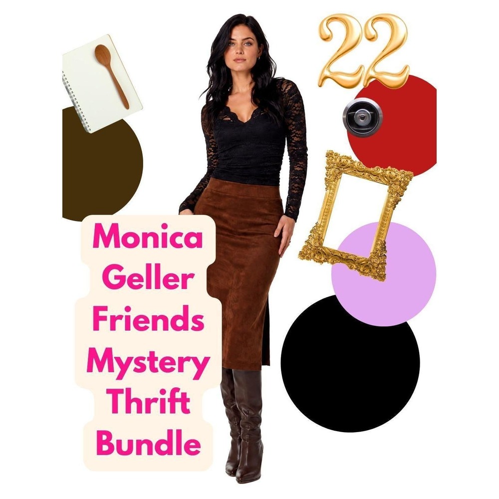 Monica Geller Friends Minimalist Sexy 90s Y2K Mystery Thrift Bundle Medium